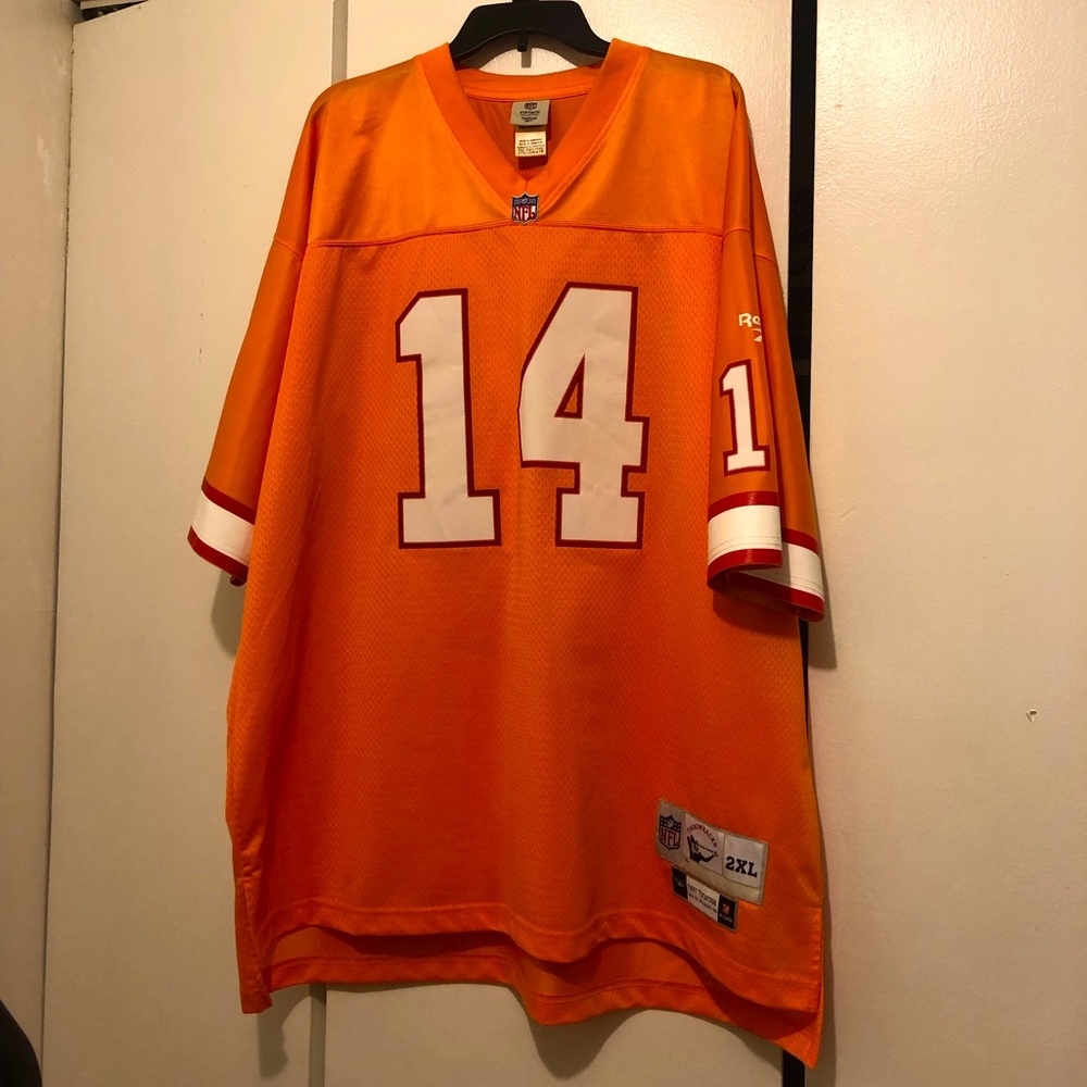 Rare Tampa Bay Buccaneers Vinny Testaverde #14 NFL Licensed Auth Jersey